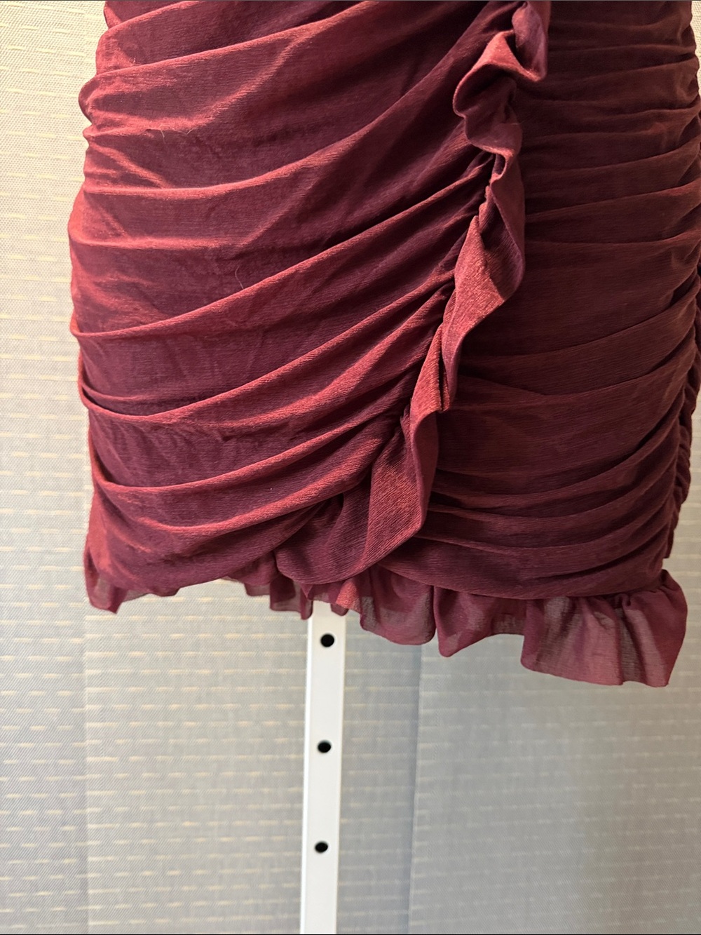 Wild Fable Strapless Ruffled Ruched Mini Dress - Picture 5 of 13